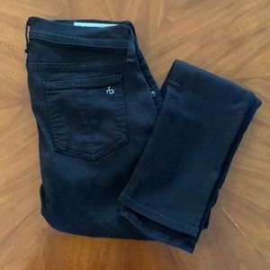Rag & Bone Black Skinny Ankle Jeans